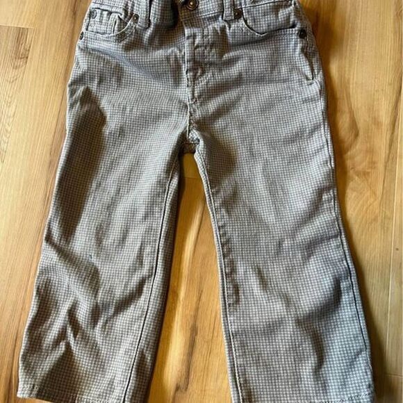 Baby Boy • For All Mankind • Pants• Beige • Sz 24m - Picture 1 of 5